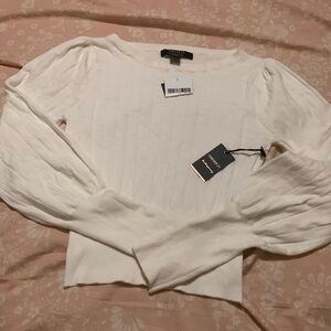 Forever 21 sweater. White. Size L. NWT